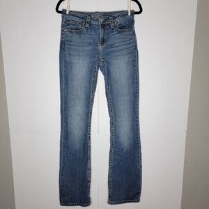 Shyanne Bootcut Jeans Size 28 Embellished Pocket Stretch Denim
